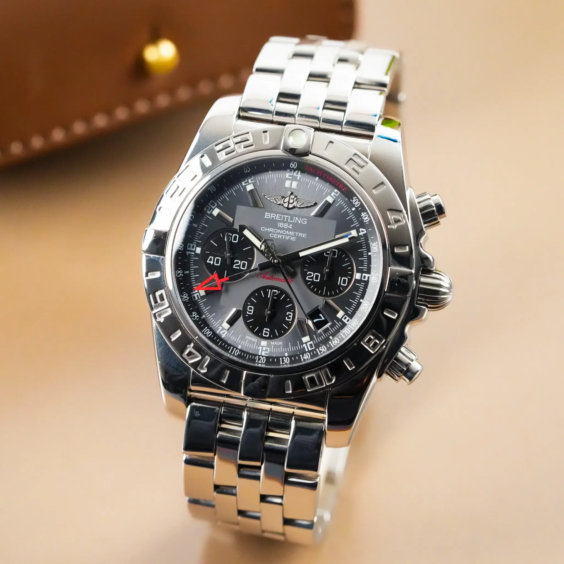 Breitling 44 GMT Chronomat Grey Dial AB0420 - Görsel 2
