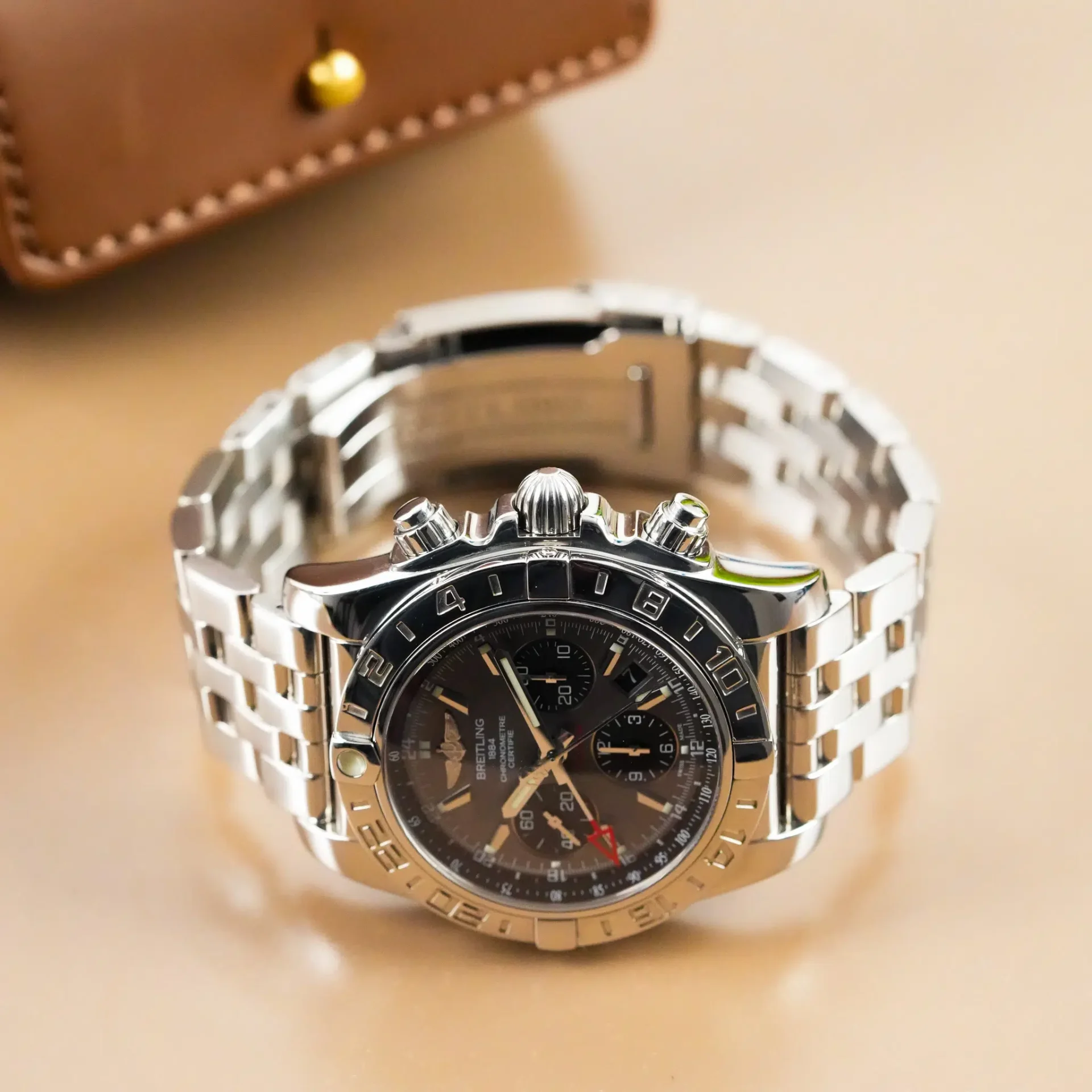 Breitling 44 GMT Chronomat Grey Dial AB0420 - Görsel 5