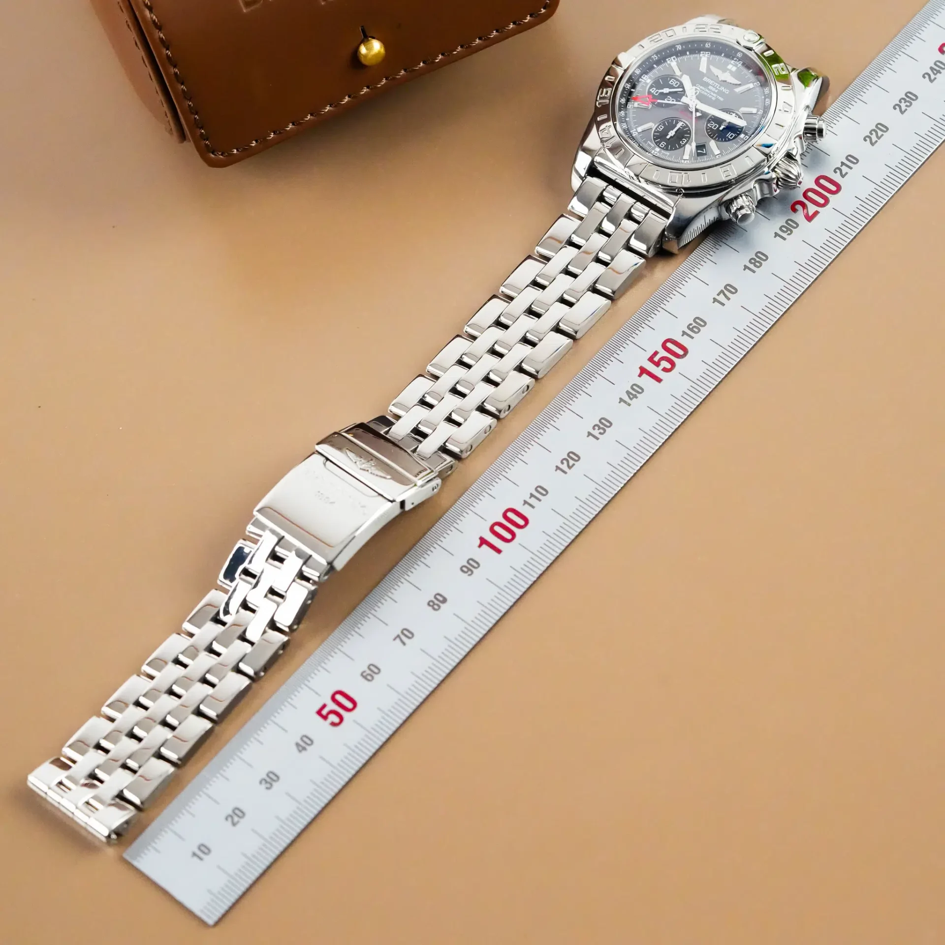 Breitling 44 GMT Chronomat Grey Dial AB0420 - Görsel 11